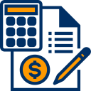 Icon <b>Integrated accounting process</b> for salaries, deductions, insurance premiums, personal income tax, etc